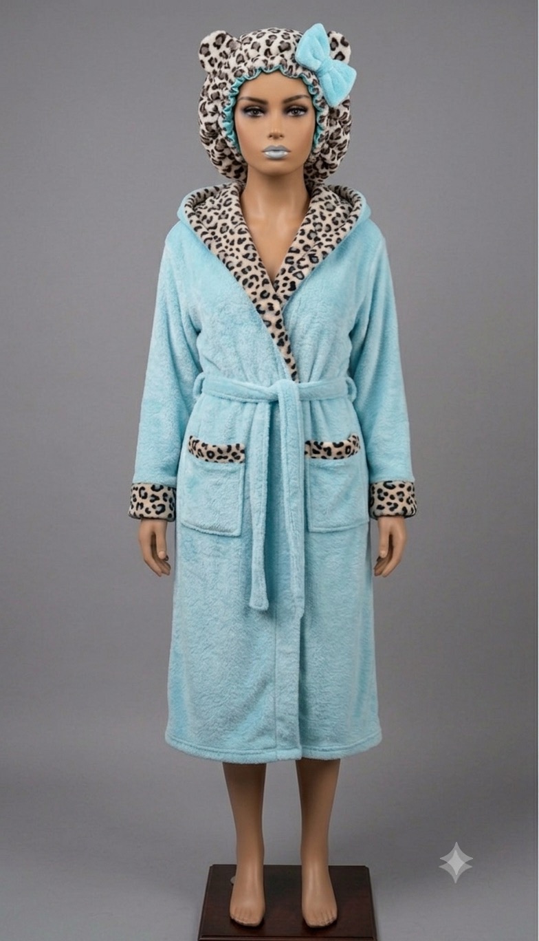Robe & Headwear Sets