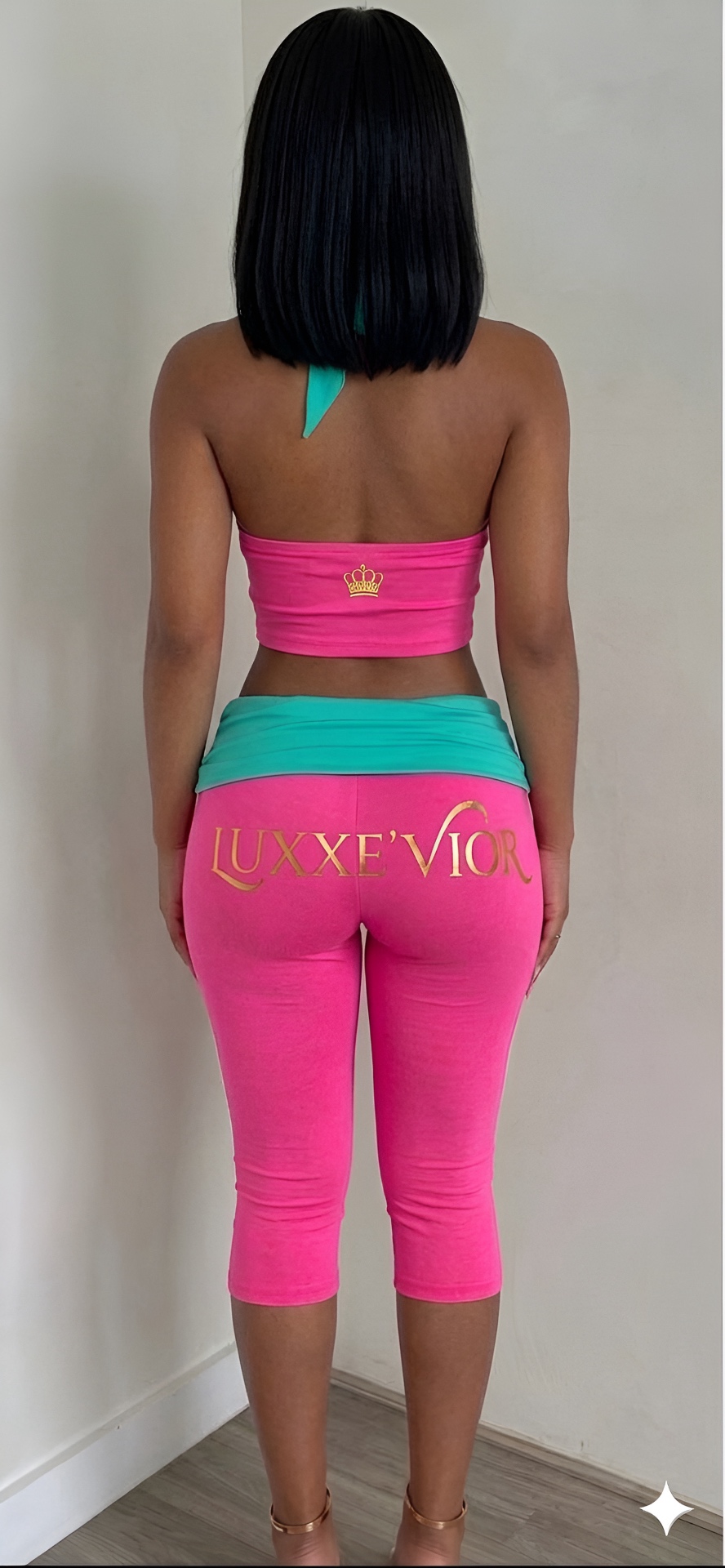 Crowned Halter Set — Back