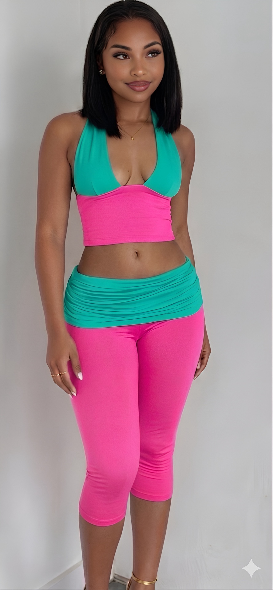 Crowned Halter Set — Front